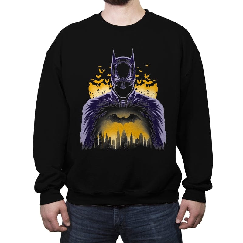 Bat Knight - Crew Neck Sweatshirt Crew Neck Sweatshirt RIPT Apparel Small / Black