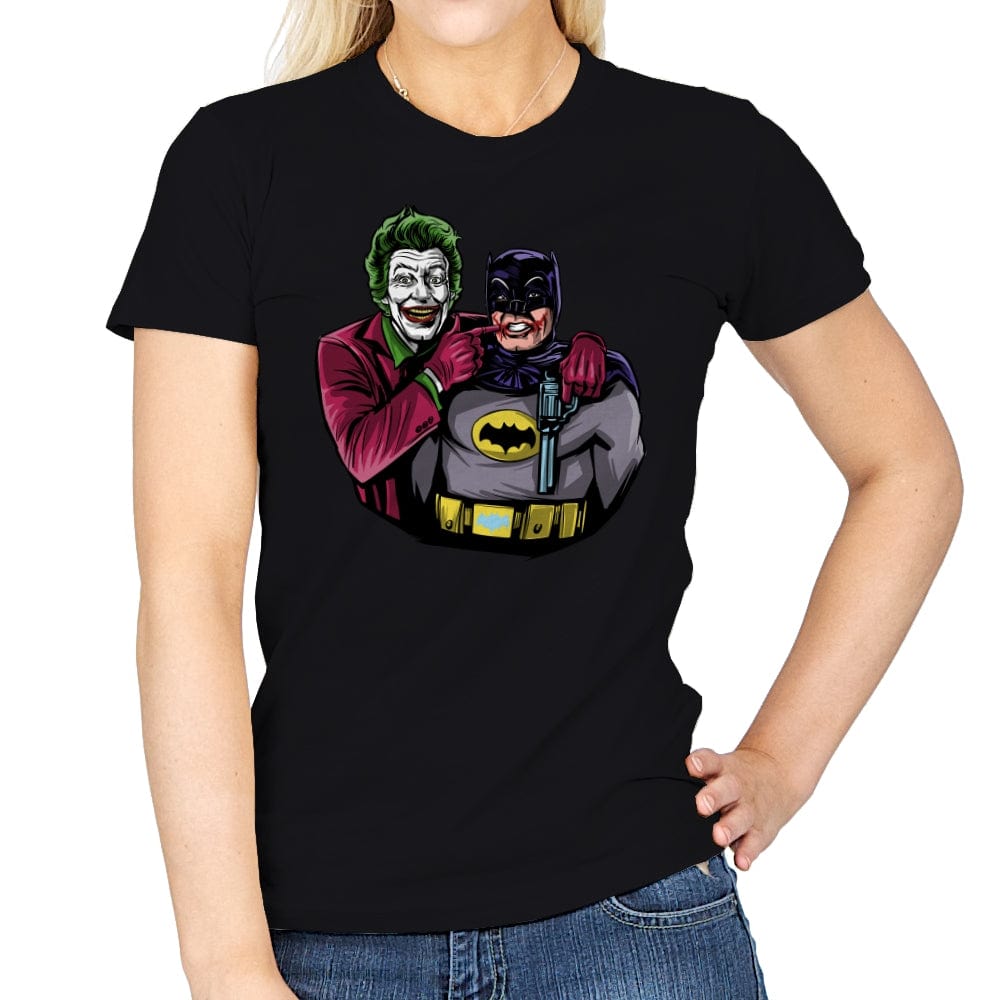 Bat Smile - Womens T-Shirts RIPT Apparel Small / Black