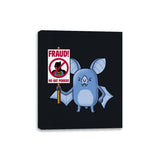 Bats Against Fraud - Canvas Wraps Canvas Wraps RIPT Apparel 8x10 / Black