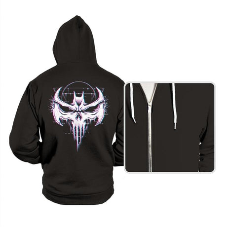 Batskull - Hoodies Hoodies RIPT Apparel Small / Black