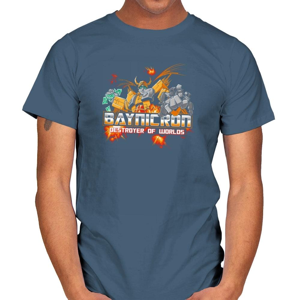 Baynicron Exclusive - Mens T-Shirts RIPT Apparel Small / Indigo Blue