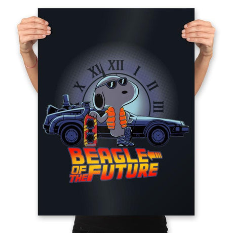 Beagle of the Future - Prints Posters RIPT Apparel 18x24 / Black