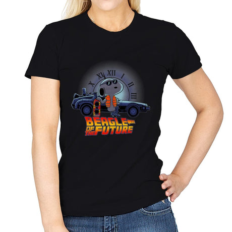 Beagle of the Future - Womens T-Shirts RIPT Apparel Small / Black