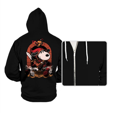 Beagle RPG Adventure - Hoodies Hoodies RIPT Apparel Small / Black