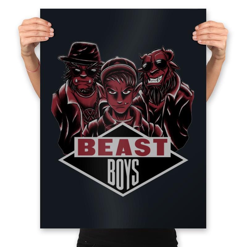 Beast Boys - Prints Posters RIPT Apparel 18x24 / Black