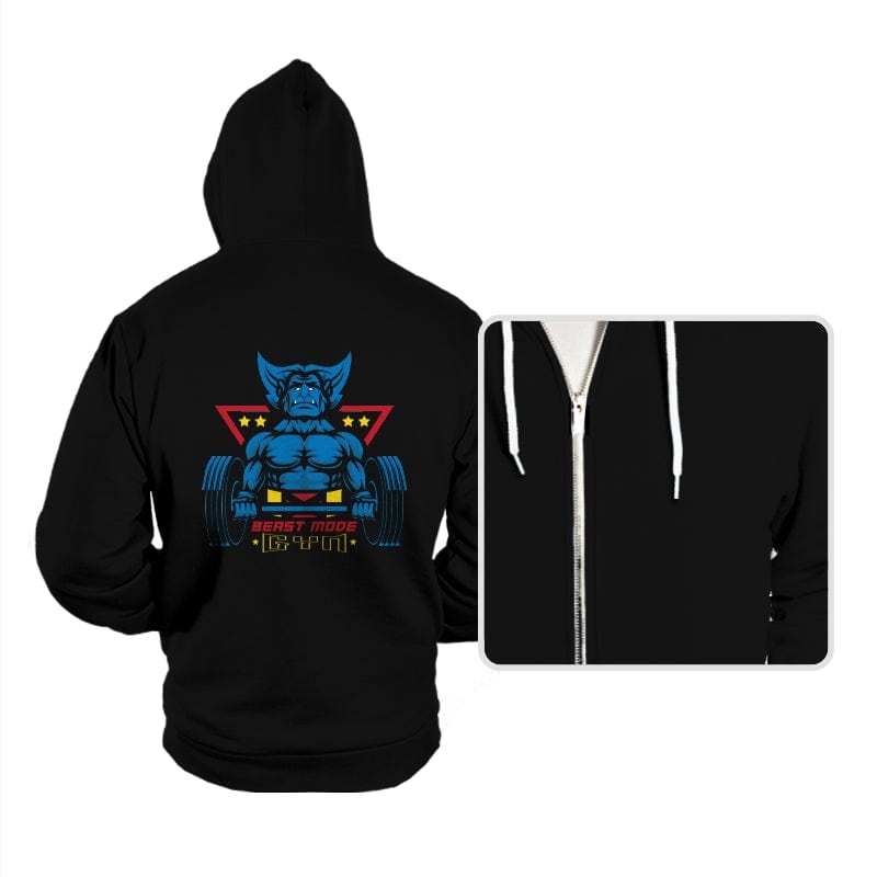 Beast Mode Gym - Hoodies Hoodies RIPT Apparel Small / Black