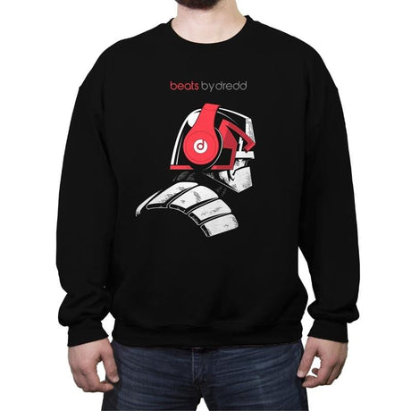 Beats By Dredd - Crew Neck Sweatshirt Crew Neck Sweatshirt RIPT Apparel Small / Black