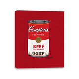 Beef Soup - Canvas Wraps Canvas Wraps RIPT Apparel 11x14 / Red