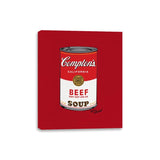 Beef Soup - Canvas Wraps Canvas Wraps RIPT Apparel 8x10 / Red