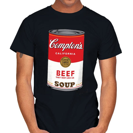 Beef Soup - Mens T-Shirts RIPT Apparel Small / Black