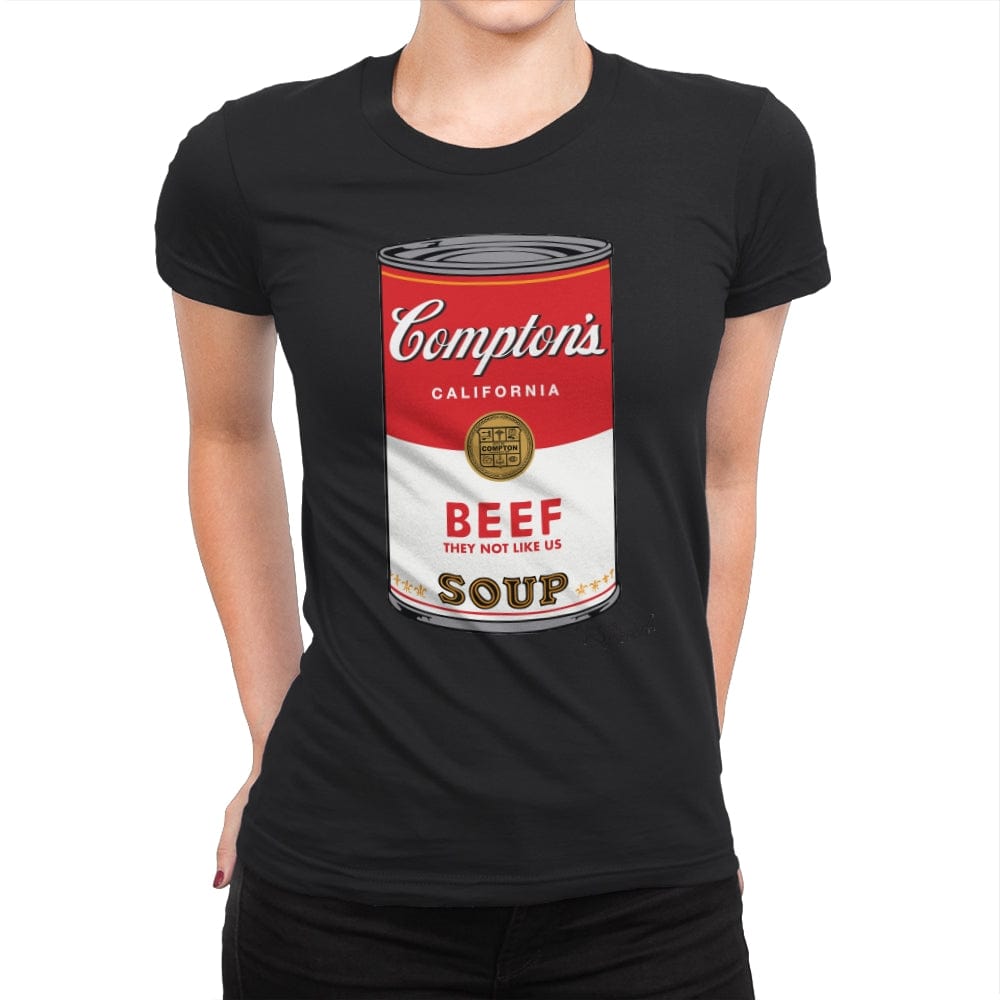 Beef Soup - Womens Premium T-Shirts RIPT Apparel Small / Black