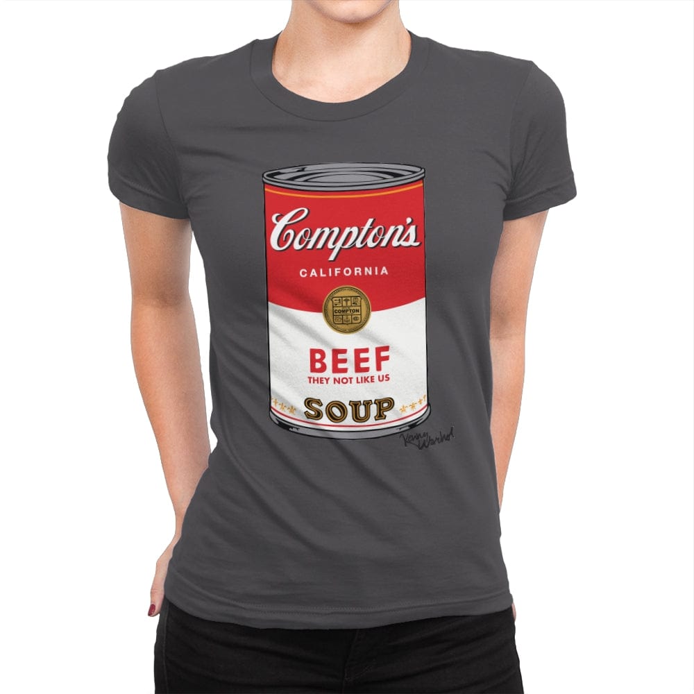 Beef Soup - Womens Premium T-Shirts RIPT Apparel Small / Heavy Metal