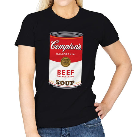 Beef Soup - Womens T-Shirts RIPT Apparel Small / Black