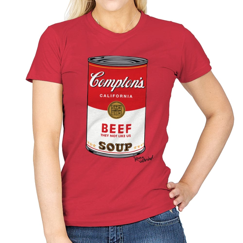 Beef Soup - Womens T-Shirts RIPT Apparel Small / Red