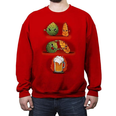 Beer Fusion - Best Seller - Crew Neck Sweatshirt Crew Neck Sweatshirt RIPT Apparel