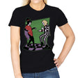 Beetle and Girl Dance - Womens T-Shirts RIPT Apparel Small / Black