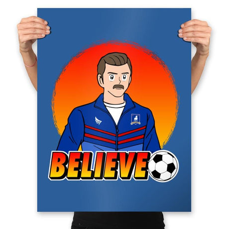 Believe - Prints Posters RIPT Apparel 18x24 / Royal