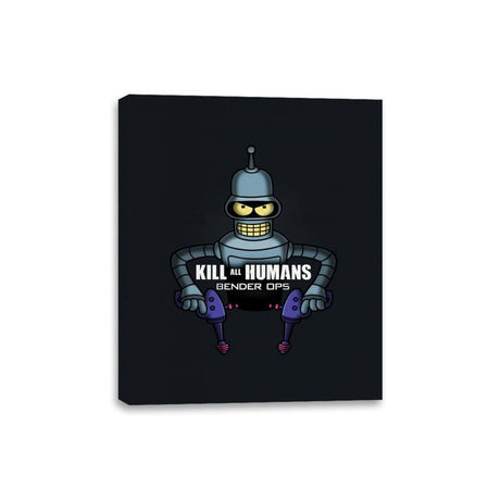 Bender Ops - Canvas Wraps Canvas Wraps RIPT Apparel 8x10 / Black