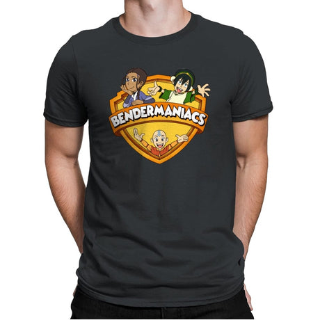 Bendermaniacs - Mens Premium T-Shirts RIPT Apparel Small / Heavy Metal