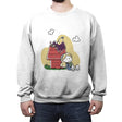 Besties Forever - Crew Neck Sweatshirt Crew Neck Sweatshirt RIPT Apparel Small / White