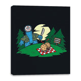 Beware Jason Cookhees! - Canvas Wraps Canvas Wraps RIPT Apparel 16x20 / Black