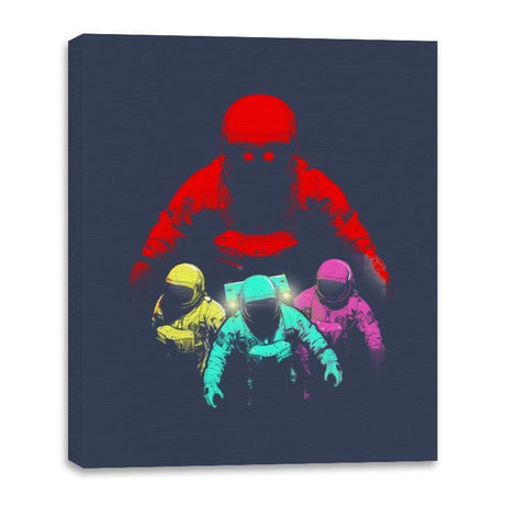 Beware the Imposter - Canvas Wraps Canvas Wraps RIPT Apparel 16x20 / Navy