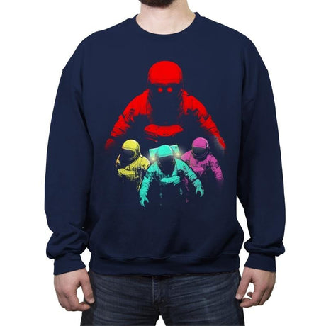 Beware the Imposter - Crew Neck Sweatshirt Crew Neck Sweatshirt RIPT Apparel Small / Navy