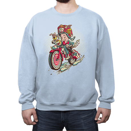 Big Adventure Fink - Crew Neck Sweatshirt Crew Neck Sweatshirt RIPT Apparel