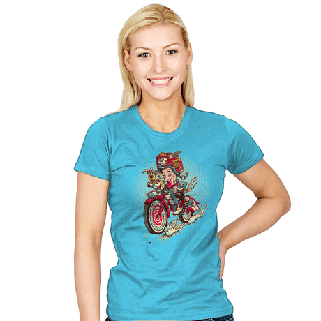 Big Adventure Fink - Womens T-Shirts RIPT Apparel