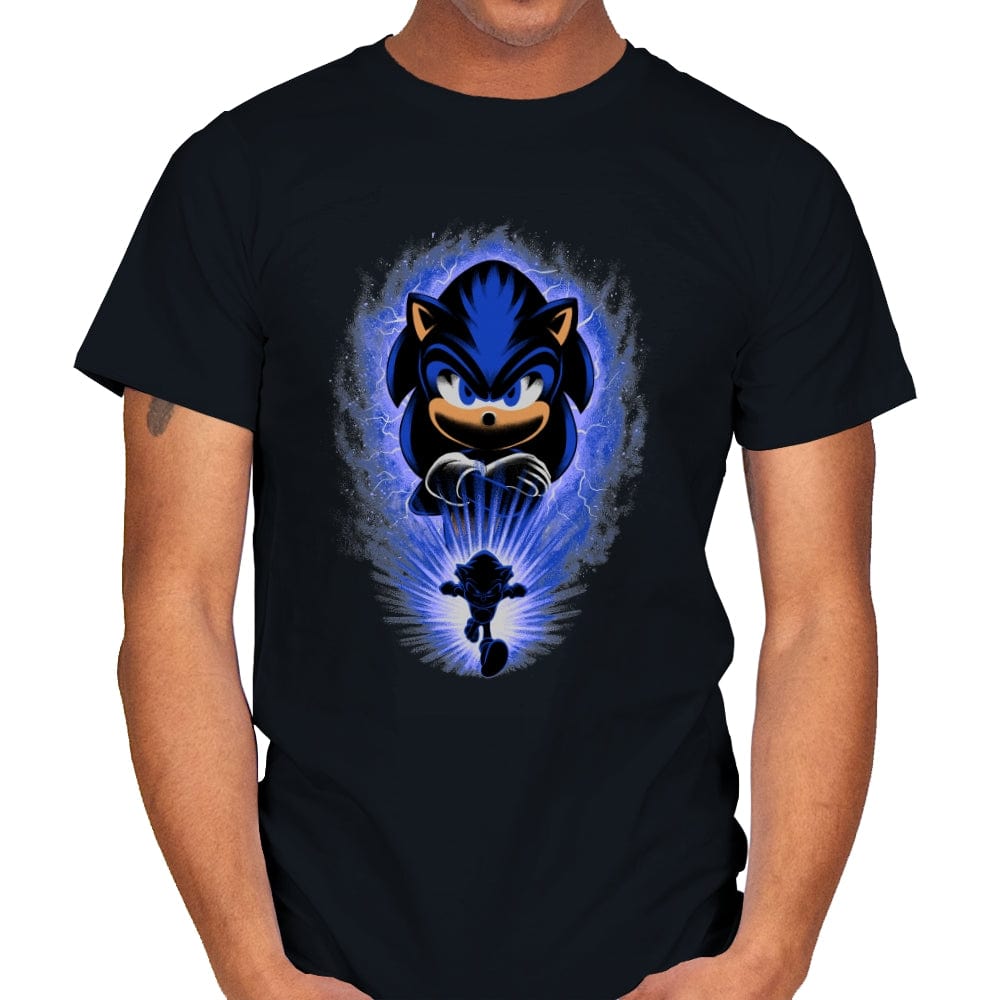 Big Blue Blur - Mens T-Shirts RIPT Apparel Small / Black