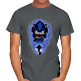 Big Blue Blur - Mens T-Shirts RIPT Apparel Small / Charcoal