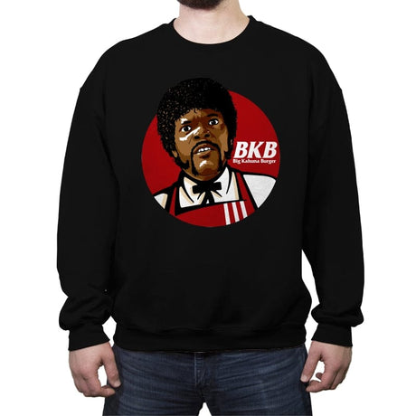 Big Kahuna Burger - Crew Neck Sweatshirt Crew Neck Sweatshirt RIPT Apparel Small / Black