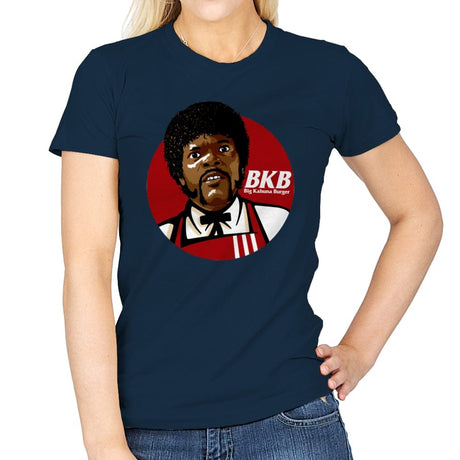 Big Kahuna Burger - Womens T-Shirts RIPT Apparel Small / Navy