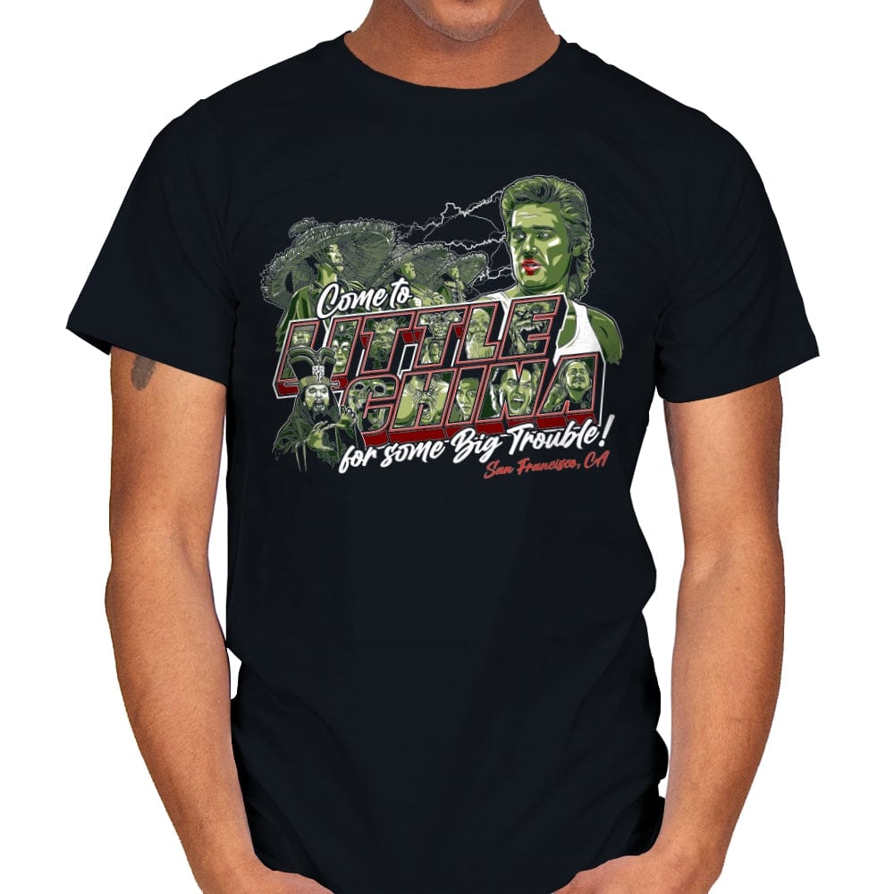 Big Trouble in San Fran - Mens T-Shirts RIPT Apparel Small / Black