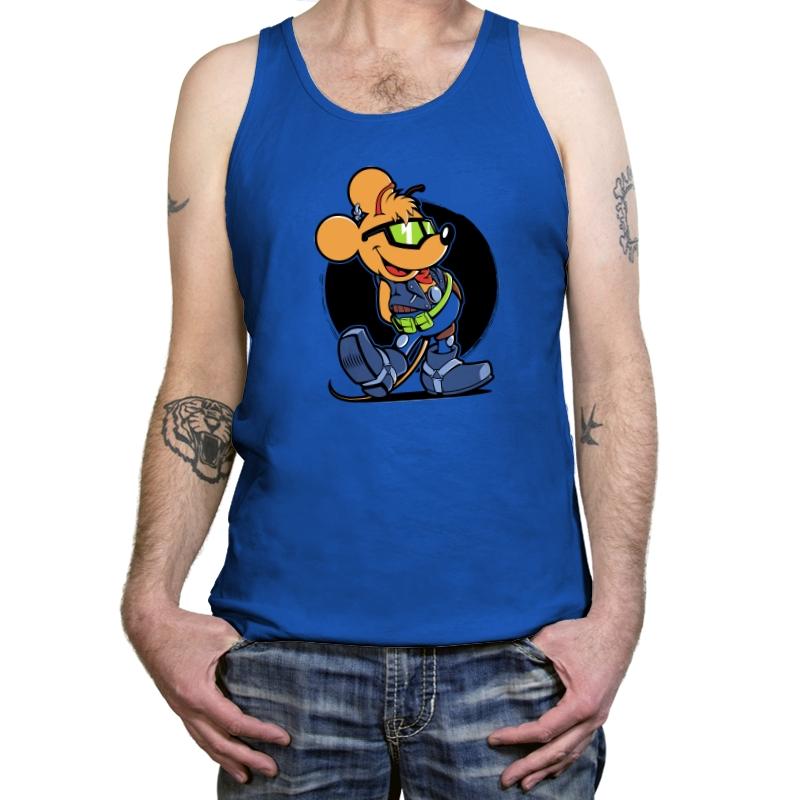 Biker Mouse - Tanktop Tanktop RIPT Apparel X-Small / True Royal