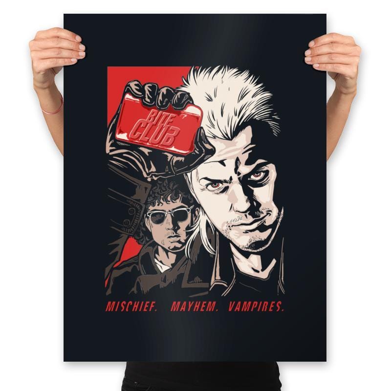 Bite Club - Prints Posters RIPT Apparel 18x24 / Black