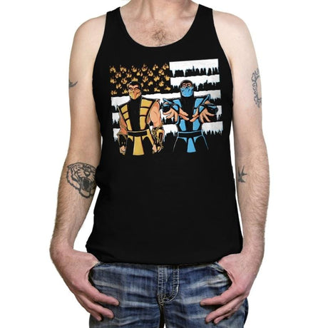 Black Dragonia - Tanktop Tanktop RIPT Apparel X-Small / Black