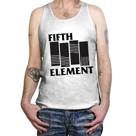 Black Element - Tanktop Tanktop RIPT Apparel X-Small / White