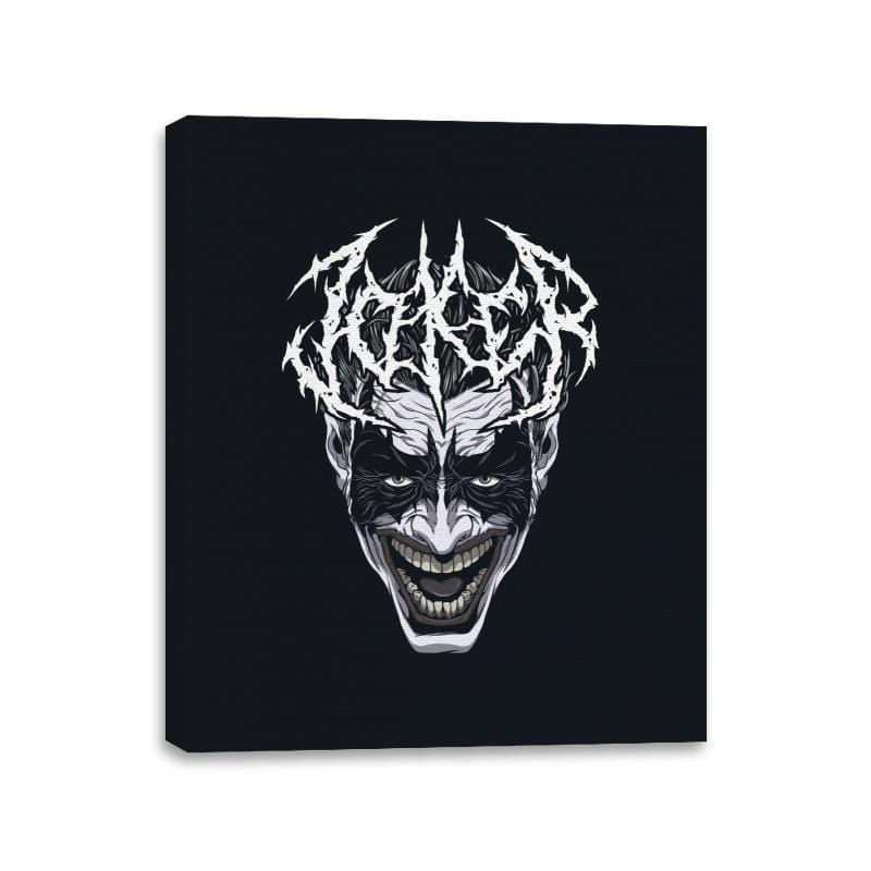 Black Joke Metal - Canvas Wraps Canvas Wraps RIPT Apparel 11x14 / Black