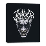 Black Joke Metal - Canvas Wraps Canvas Wraps RIPT Apparel 16x20 / Black