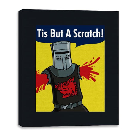 Black Knight Can Do It! - Canvas Wraps Canvas Wraps RIPT Apparel 16x20 / Black