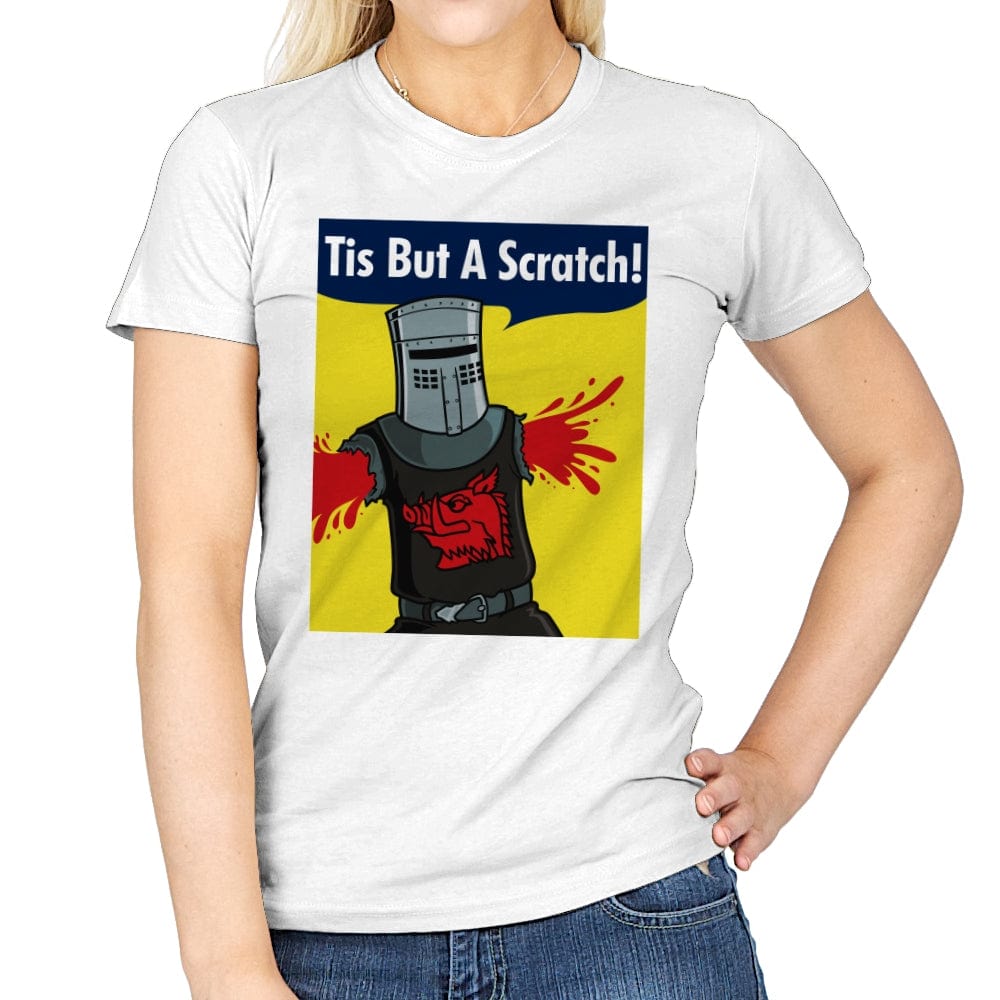 Black Knight Can Do It! - Womens T-Shirts RIPT Apparel Small / White