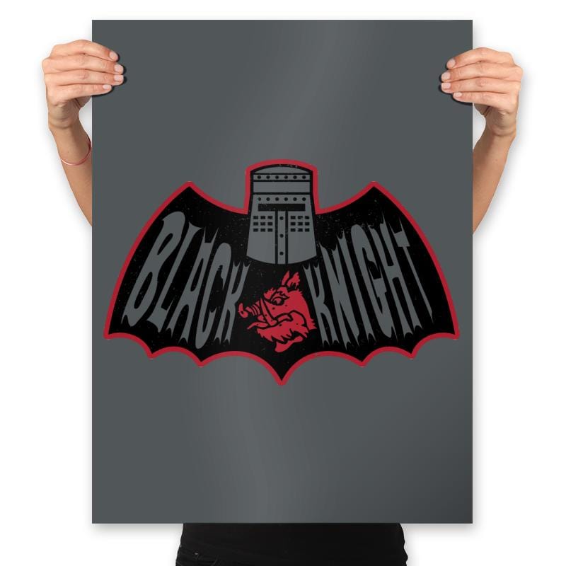 Black Knight - Prints Posters RIPT Apparel 18x24 / Charcoal