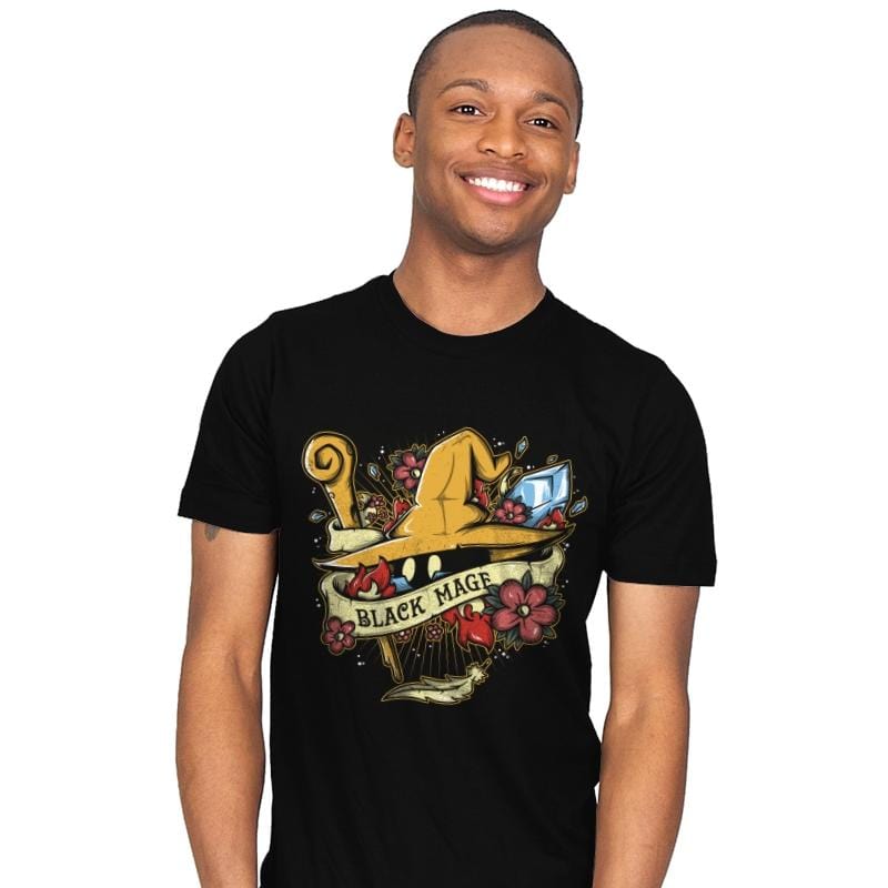 Black Mage - Mens T-Shirts RIPT Apparel Small / Black