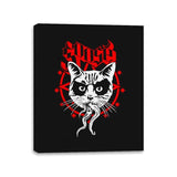 Black Metal Cat - Canvas Wraps Canvas Wraps RIPT Apparel 11x14 / Black