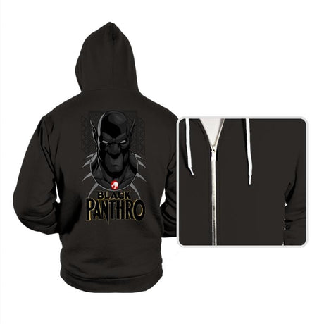 Black Panthro - Hoodies Hoodies RIPT Apparel Small / Black