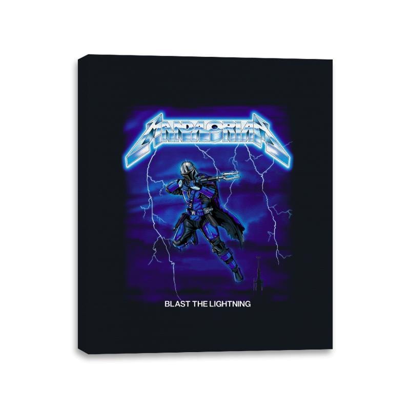 Blast The Lightning - Anytime - Canvas Wraps Canvas Wraps RIPT Apparel 11x14 / Black