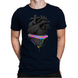 Bleeding Heart Colors - Best Seller - Mens Premium T-Shirts RIPT Apparel Small / Midnight Navy