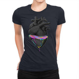 Bleeding Heart Colors - Best Seller - Womens Premium T-Shirts RIPT Apparel Small / Midnight Navy