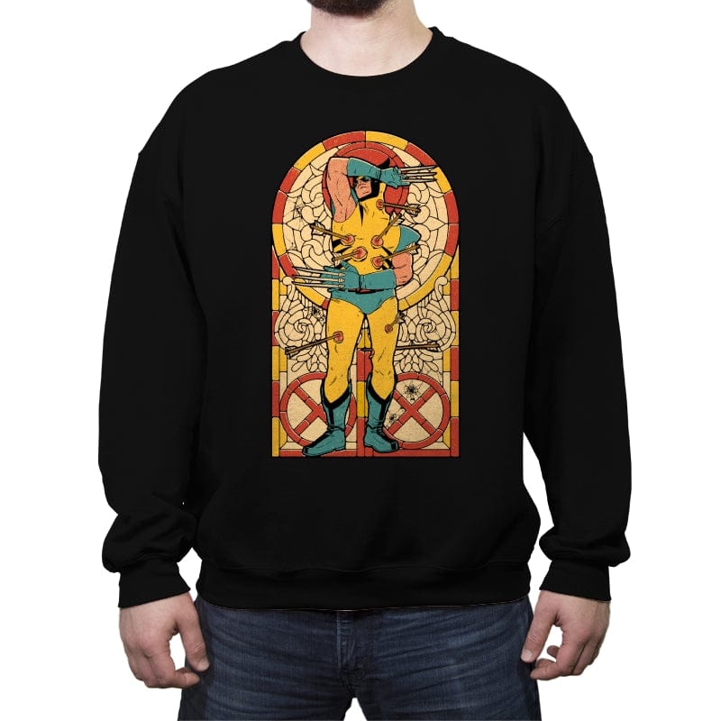 Blessed Beast - Crew Neck Sweatshirt Crew Neck Sweatshirt RIPT Apparel Small / Black